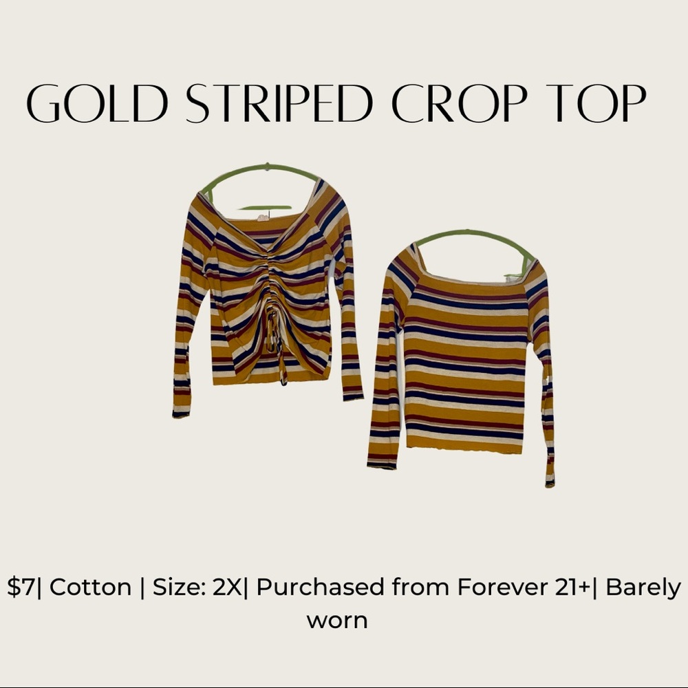 Striped Crop Top
